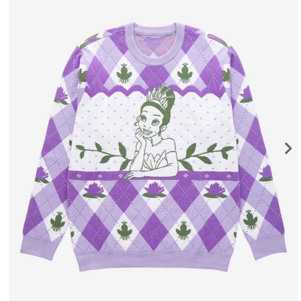 Princess and The Frog holiday sweater